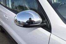 Volkswagen Tiguan 2007-2016 гг. Накладки на Зеркала (2 шт., Нержавейка) фото 1