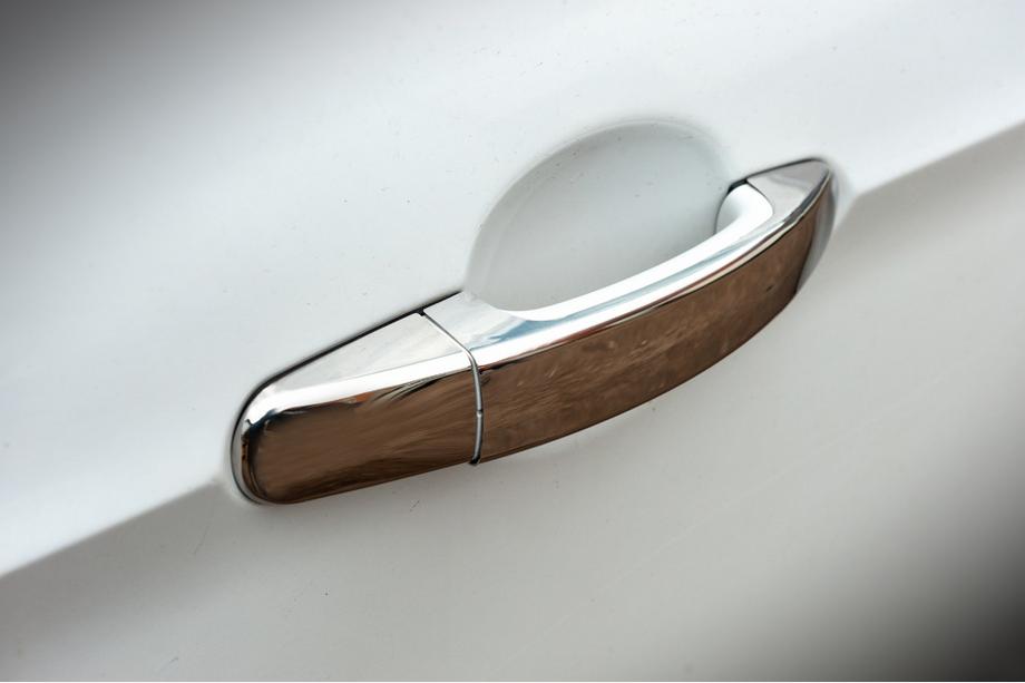 Ford Kuga 2008-2013 гг. Хромированные Накладки на Ручки (4 шт., Нержавейка) С чипом, OmsaLine - Итальянская Нержавейка Фото 2