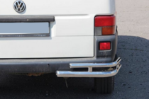 Volkswagen T4 Transporter 1990-2003 гг. Задние двойные уголки AK003-Double (2 шт., нержавейка) фото 1