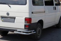 Volkswagen T4 Transporter 1990-2003 гг. Задние двойные уголки AK003-Double (2 шт., нержавейка) фото 2