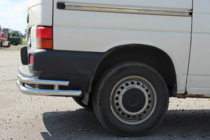 Volkswagen T4 Caravelle/Multivan 1990–2003 гг. Задние двойные уголки AK003-Double (2 шт., нержавейка) фото 3