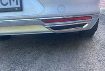 Volkswagen Passat B8 2015-2023 гг. Накладки имитация выхлопа SD/SW (2015-2018, 2 шт, нержавейка) OmsaLine - Итальянская Нержавейка фото 1