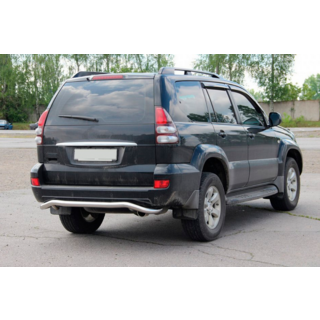 Задняя защита AK008 Toyota Land Cruiser Prado 120 2002-2009 гг. фото 3