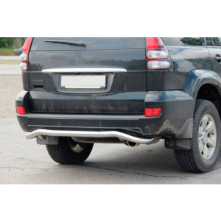 Задняя защита AK008 Toyota Land Cruiser Prado 120 2002-2009 гг. фото 4