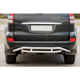 Задняя защита AK008-1 Toyota Land Cruiser Prado 120 2002-2009 гг. фото 1