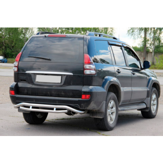 Задняя защита AK008-1 Toyota Land Cruiser Prado 120 2002-2009 гг. фото 4