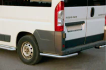 Fiat Ducato 2006-2025 гг. Задние уголки AK003 (2 шт., нержавейка) фото 1