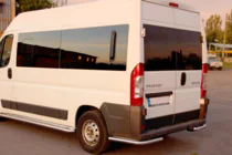 Fiat Ducato 2006-2025 гг. Задние уголки AK003 (2 шт., нержавейка) фото 6