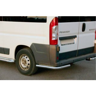 Задние уголки AK003 (2 шт., нержавейка) Fiat Ducato 2006-2025 гг. фото 1