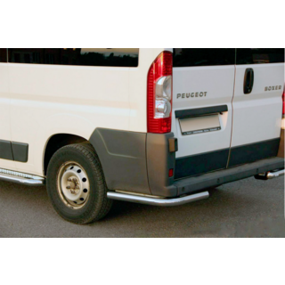 Задние уголки AK003 (2 шт., нержавейка) Fiat Ducato 2006-2025 гг. фото 1