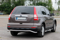 Honda CRV 2012-2016 гг. Задняя дуга AK008 (нержавейка) фото 3
