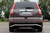 Honda CRV 2012-2016 гг. Задняя дуга AK008 (нержавейка) фото 4
