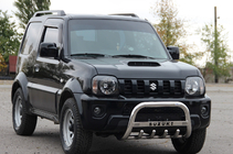 Suzuki Jimny 1998-2018 гг. Кенгурятник QT006 (нержавейка) фото 3