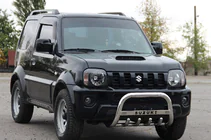 Suzuki Jimny 1998-2018 гг. Кенгурятник QT006 (нержавейка) фото 4