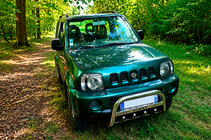 Suzuki Jimny 1998-2018 гг. Кенгурятник QT006 (нержавейка) фото 1