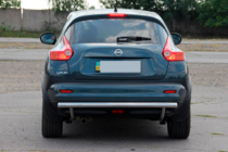 Nissan Juke 2010-2019 гг. Задняя дуга AK002 (нержавейка) фото 4