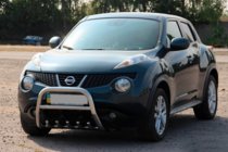 Nissan Juke 2010-2019 гг. Кенгурятник QT012 (нержавейка) фото 2