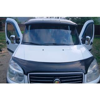 Хромированные Накладки на Зеркала (2 шт., пластик) Fiat Doblo I 2001-2005 гг. фото 4
