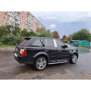 Накладки на дверные стойки из нержавеющей стали фото 1