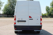 Opel Movano 2010-2021 гг. Задние уголки AK003 (2 шт., нержавейка) фото 4