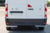 Opel Movano 2010-2021 гг. Задние уголки AK003 (2 шт., нержавейка) фото 2