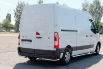 Opel Movano 2010-2021 гг. Задние уголки AK003 (2 шт., нержавейка) фото 3