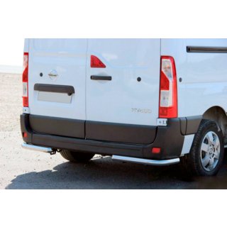 Задние уголки AK003 (2 шт., нержавейка) Opel Movano 2010-2021 гг. фото 1