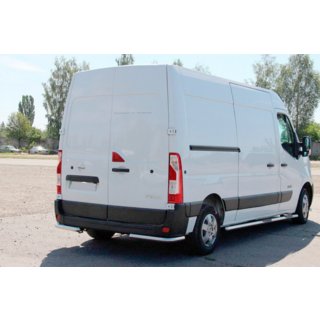 Задние уголки AK003 (2 шт., нержавейка) Opel Movano 2010-2021 гг. фото 3