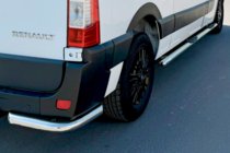 Nissan NV400 2010-2024 гг. Задние уголки AK003 (2 шт., нержавейка) фото 6