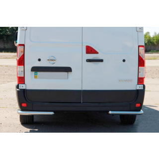 Задние уголки AK003 (2 шт., нержавейка) Nissan NV400 2010-2024 гг. фото 2