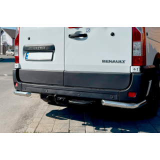 Задние уголки AK003 (2 шт., нержавейка) Nissan NV400 2010-2024 гг. фото 4