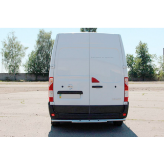 Задняя дуга AK011 (нержавейка) Nissan NV400 2010-2024 гг. фото 2