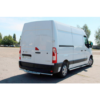 Задняя дуга AK011 (нержавейка) Nissan NV400 2010-2024 гг. фото 3