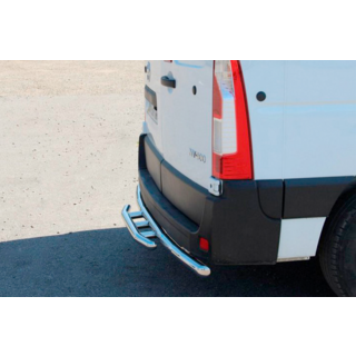 Задняя дуга AK011 (нержавейка) Nissan NV400 2010-2024 гг. фото 1