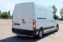 Renault Master 2011-2023 гг. Задняя дуга AK011 (нержавейка) фото 4