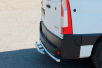 Renault Master 2011-2023 гг. Задняя дуга AK011 (нержавейка) фото 1