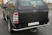 Ford Ranger 2007-2011 гг. Задняя защитная дуга AK005 (нерж. сталь) фото 1