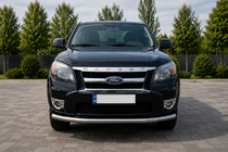 Ford Ranger 2007-2011 гг. Передняя защита ST008 (нержавейка) фото 2