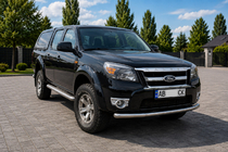 Ford Ranger 2007-2011 гг. Передняя защита ST008 (нержавейка) фото 3