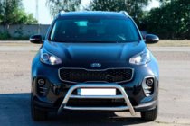 Kia Sportage 2015-2021 гг. Кенгурятник WT023 Нержавейка фото 2