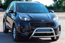 Kia Sportage 2015-2021 гг. Кенгурятник WT023 Нержавейка фото 1