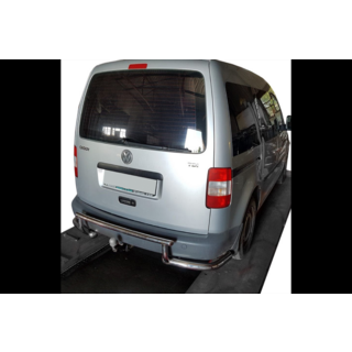 Задняя дуга AK003-3 (2 шт., нержавейка) Volkswagen Caddy 2004-2010 гг. фото 3