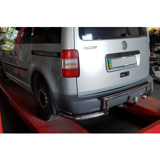 Задняя дуга AK003-3 (2 шт., нержавейка) Volkswagen Caddy 2004-2010 гг. фото 1