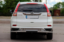 Honda CRV 2012-2016 гг. Задняя дуга AK003-21 (нержавейка) фото 2