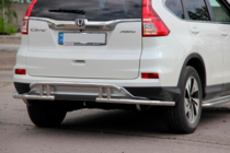 Honda CRV 2012-2016 гг. Задняя дуга AK003-21 (нержавейка) фото 1