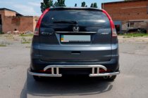 Honda CRV 2012-2016 гг. Задняя дуга AK003-21 (нержавейка) фото 5