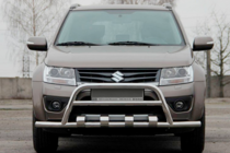 Suzuki Grand Vitara 2005-2017 гг. Кенгурятник ST-WT-15 (нержавейка) фото 1