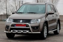 Suzuki Grand Vitara 2005-2017 гг. Кенгурятник ST-WT-15 (нержавейка) фото 2