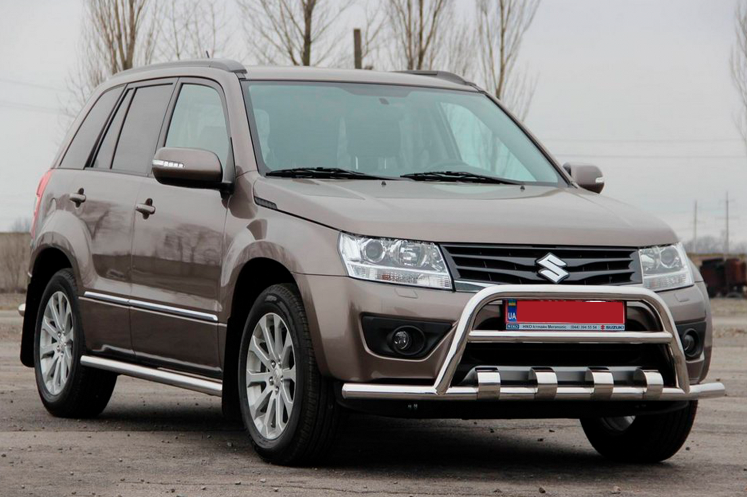 Кенгурятник ST-WT-15 (нерж.) для Suzuki Grand Vitara 2005-2017 рр - фото 3