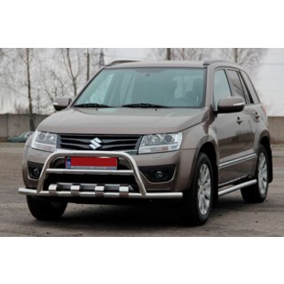 Кенгурятник ST-WT-15 (нержавейка) Suzuki Grand Vitara 2005-2017 гг. фото 2
